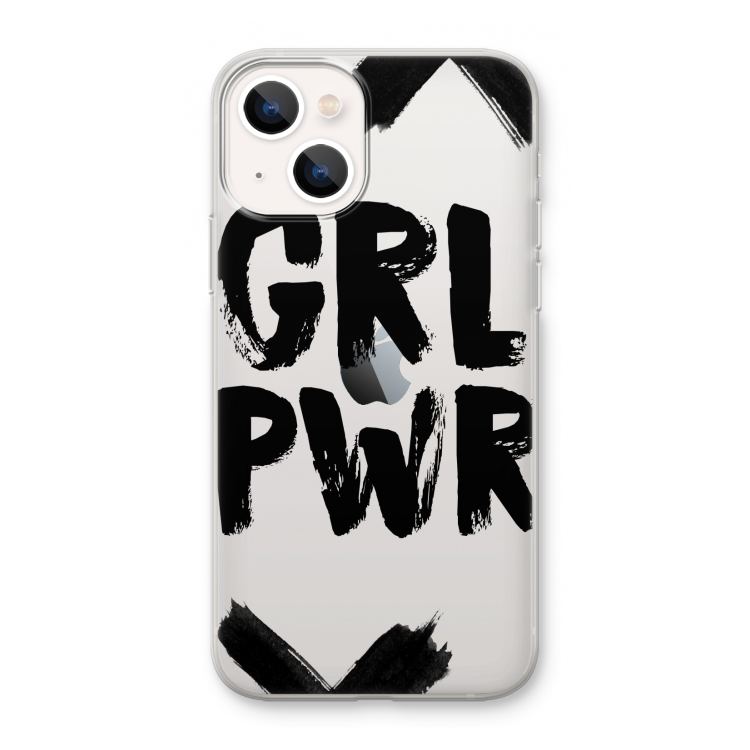 Girl Power #2: iPhone 13 mini Transparant Hoesje