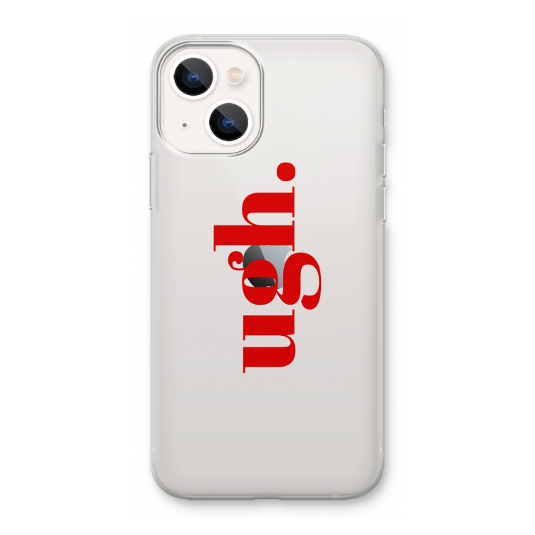Ugh: iPhone 13 mini Transparant Hoesje