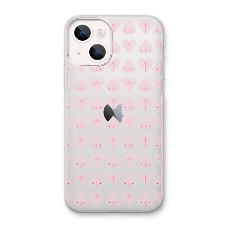 Ass 'n Titties: iPhone 13 mini Transparant Hoesje