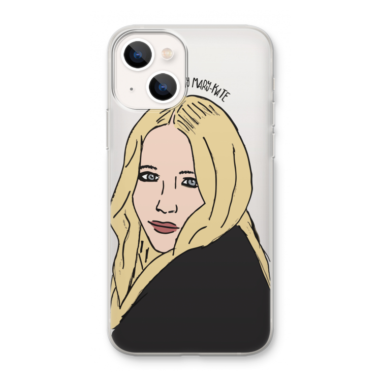 Mary Kate: iPhone 13 mini Transparant Hoesje