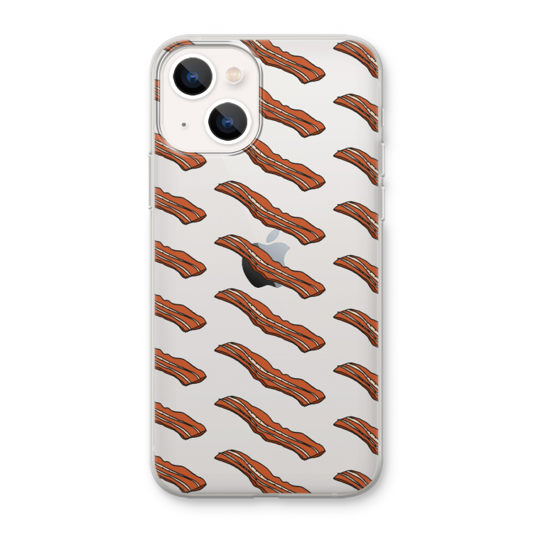 Bacon to my eggs #2: iPhone 13 mini Transparant Hoesje