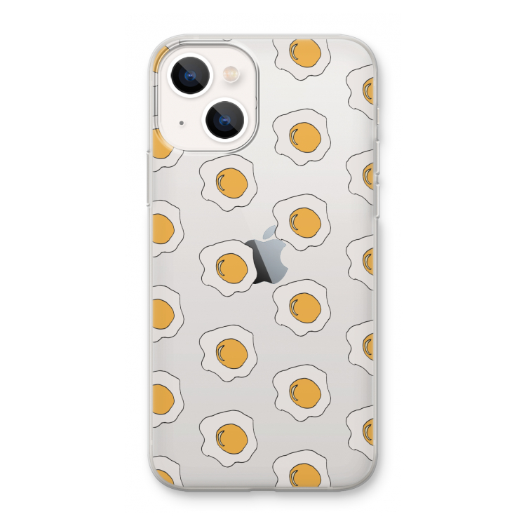 Bacon to my eggs #1: iPhone 13 mini Transparant Hoesje
