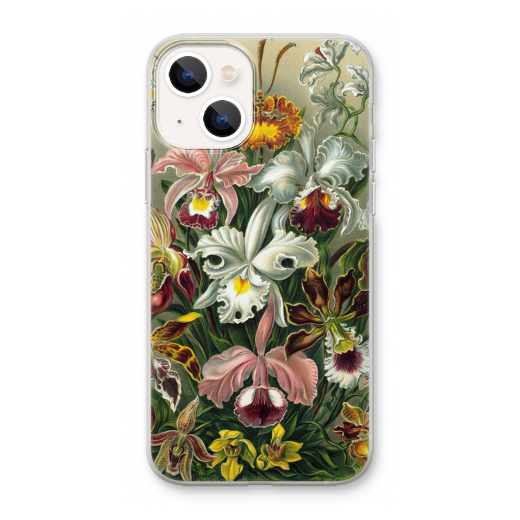 Haeckel Orchidae: iPhone 13 mini Transparant Hoesje