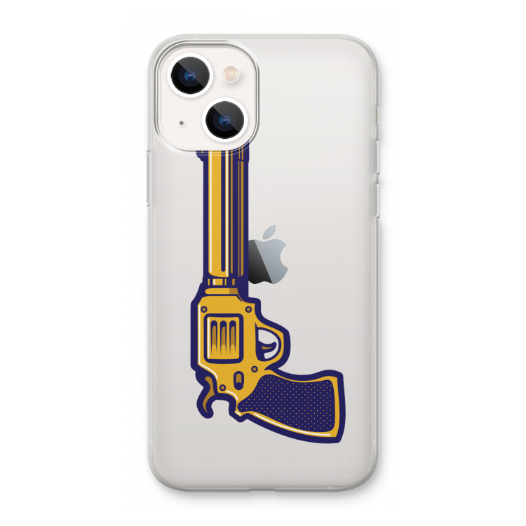 Pew Pew Pew: iPhone 13 mini Transparant Hoesje