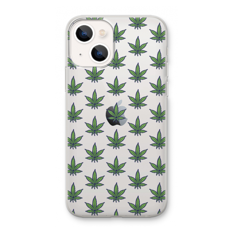 Weed: iPhone 13 mini Transparant Hoesje
