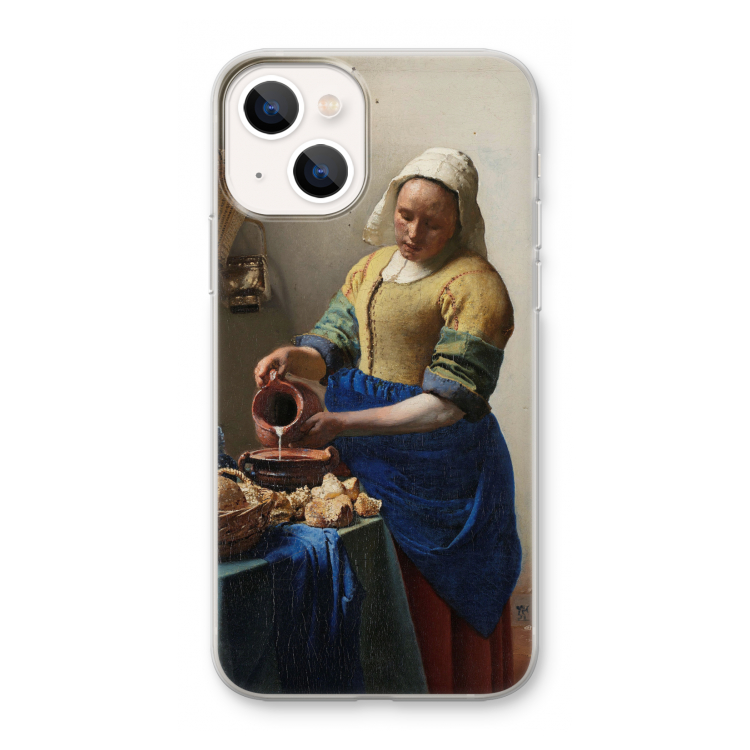 The Milkmaid: iPhone 13 mini Transparant Hoesje