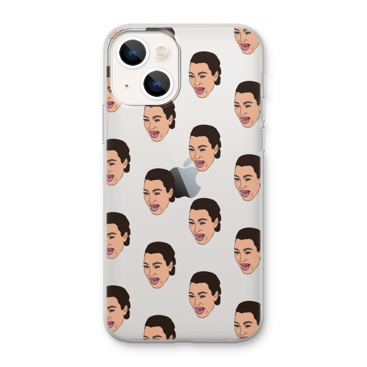 Ugly Cry Call: iPhone 13 mini Transparant Hoesje