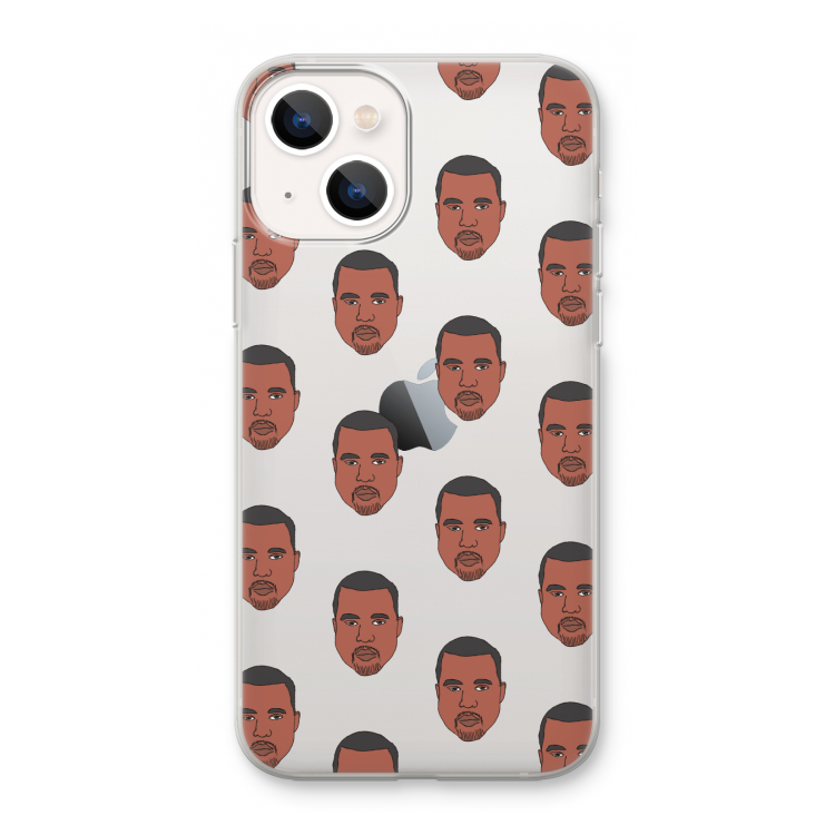 Kanye Call Me?: iPhone 13 mini Transparant Hoesje