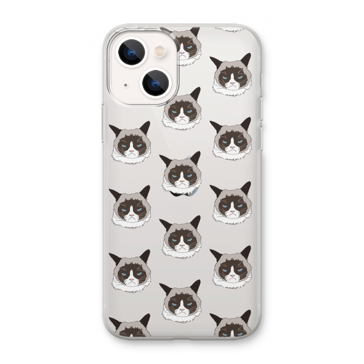 It's a Purrr Case: iPhone 13 mini Transparant Hoesje