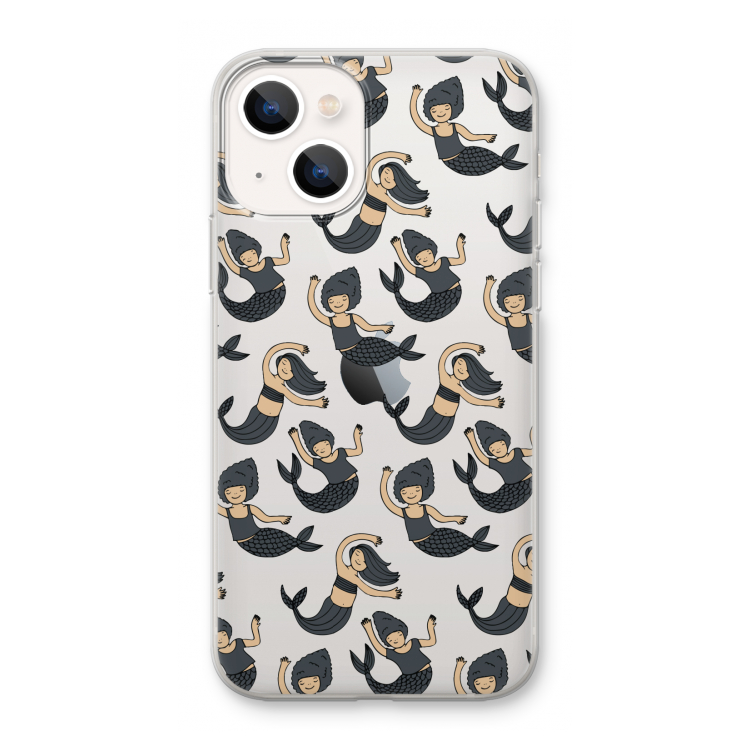 Zeemeermin: iPhone 13 mini Transparant Hoesje