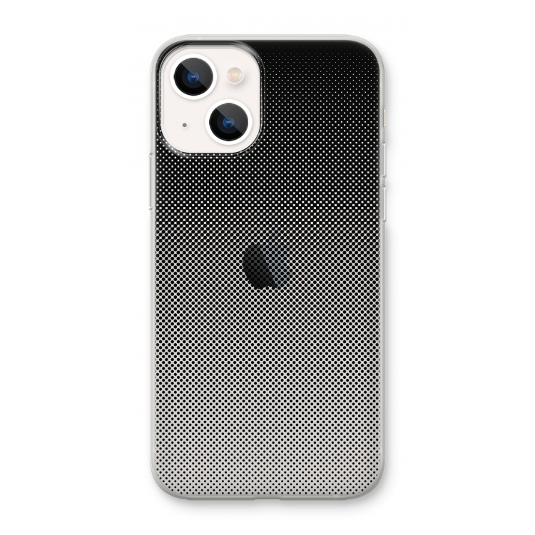 Musketon Halftone: iPhone 13 mini Transparant Hoesje