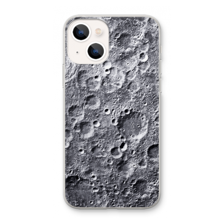 Maanlandschap: iPhone 13 mini Transparant Hoesje