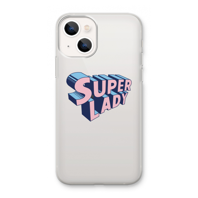 Superlady: iPhone 13 mini Transparant Hoesje