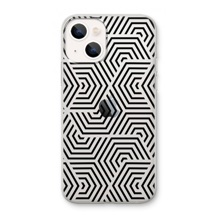 Magic pattern: iPhone 13 mini Transparant Hoesje