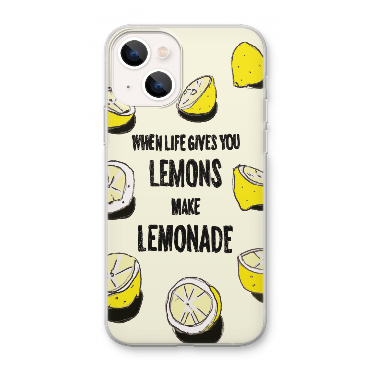 Lemonade: iPhone 13 mini Transparant Hoesje