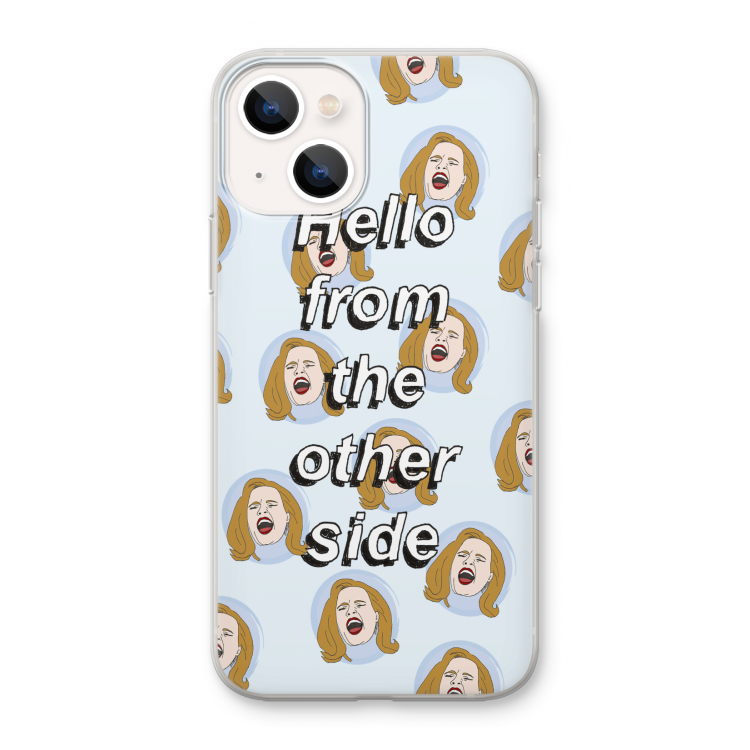 Hello: iPhone 13 mini Transparant Hoesje