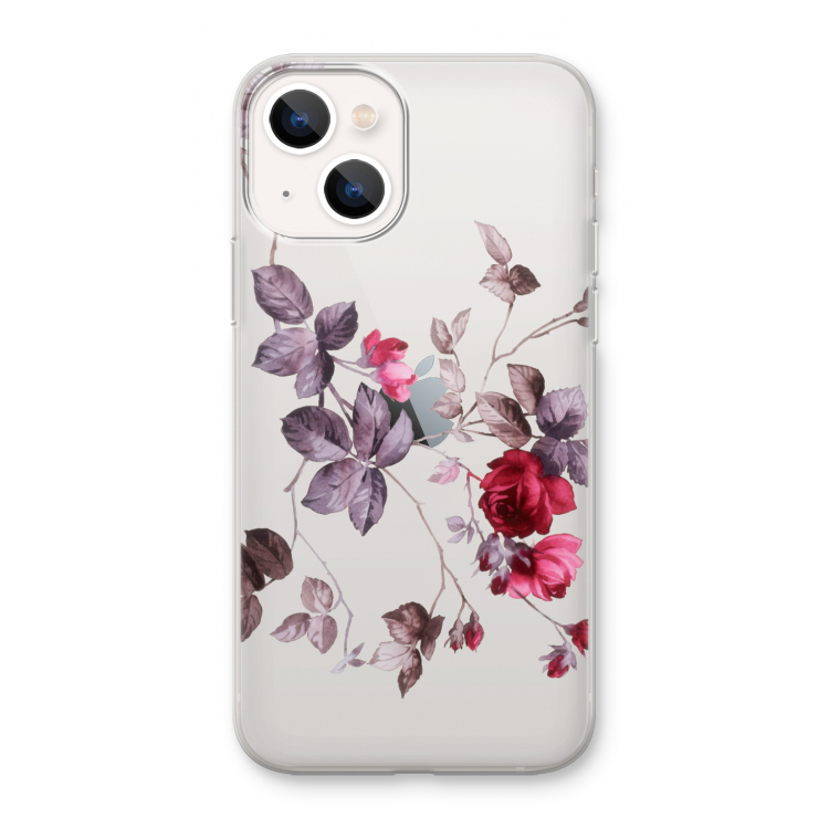 Mooie bloemen: iPhone 13 mini Transparant Hoesje