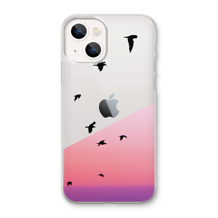 Fly away: iPhone 13 mini Transparant Hoesje