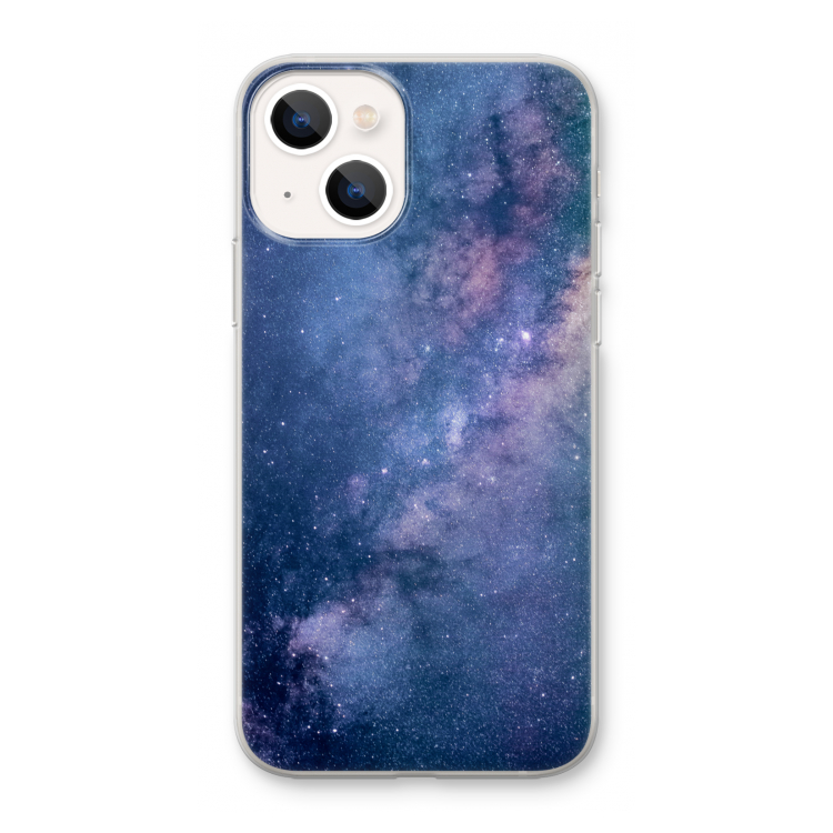 Nebula: iPhone 13 mini Transparant Hoesje