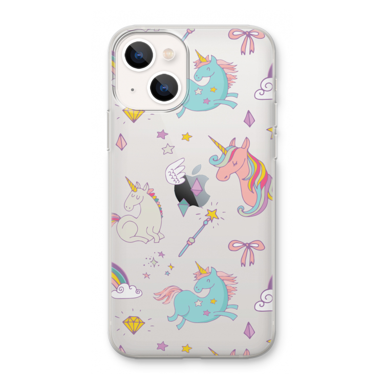 Fantasiewereld: iPhone 13 mini Transparant Hoesje