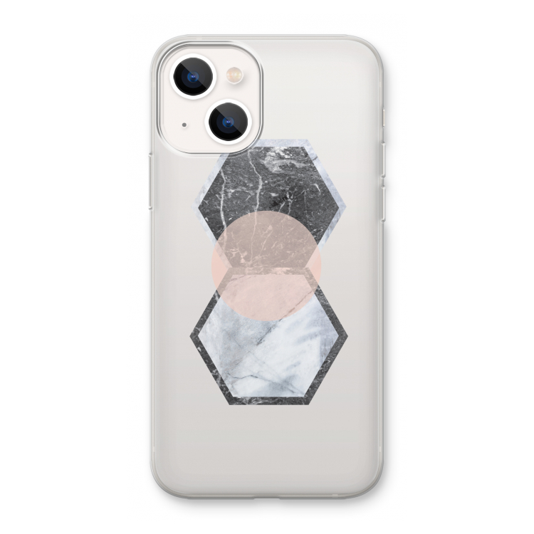 Creatieve toets: iPhone 13 mini Transparant Hoesje