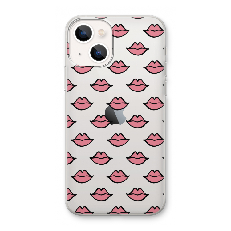 Lipjes: iPhone 13 mini Transparant Hoesje