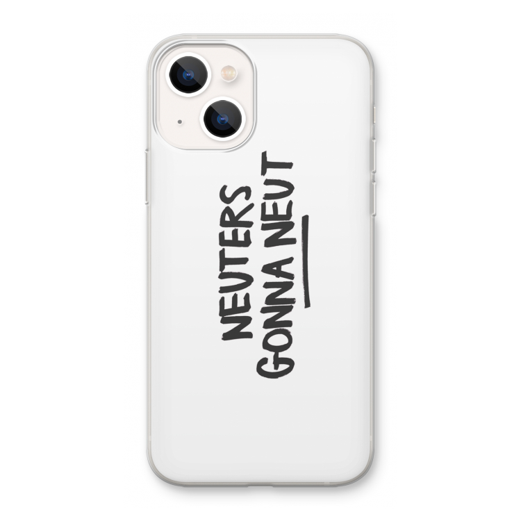 Neuters: iPhone 13 mini Transparant Hoesje