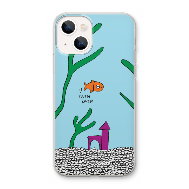 Aquarium: iPhone 13 mini Transparant Hoesje