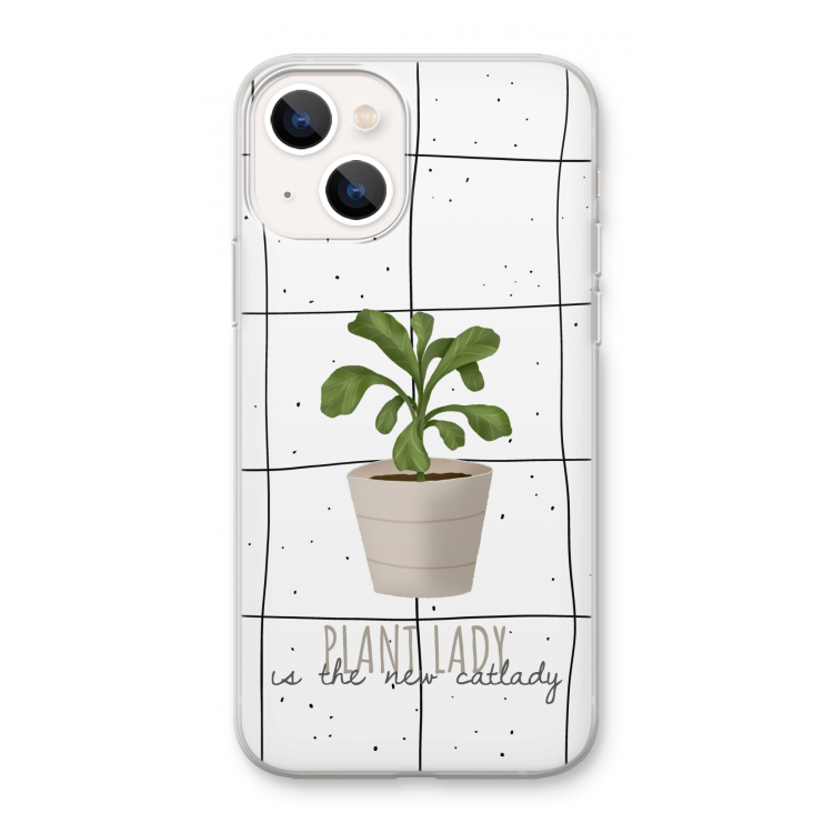 Kamerplant op vensterruit: iPhone 13 mini Transparant Hoesje
