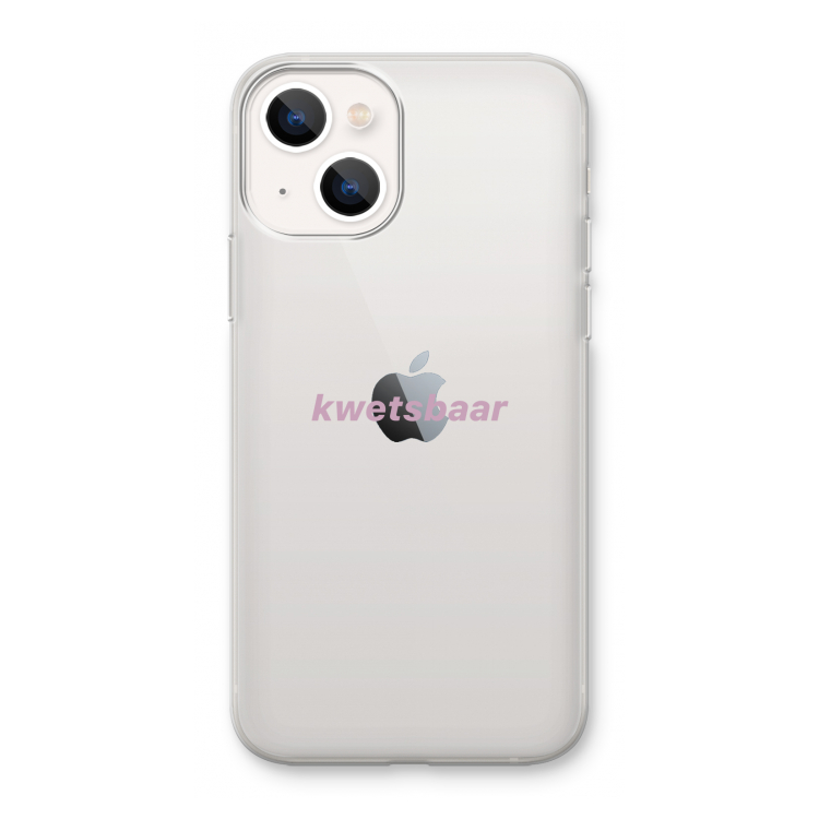 kwetsbaar: iPhone 13 mini Transparant Hoesje