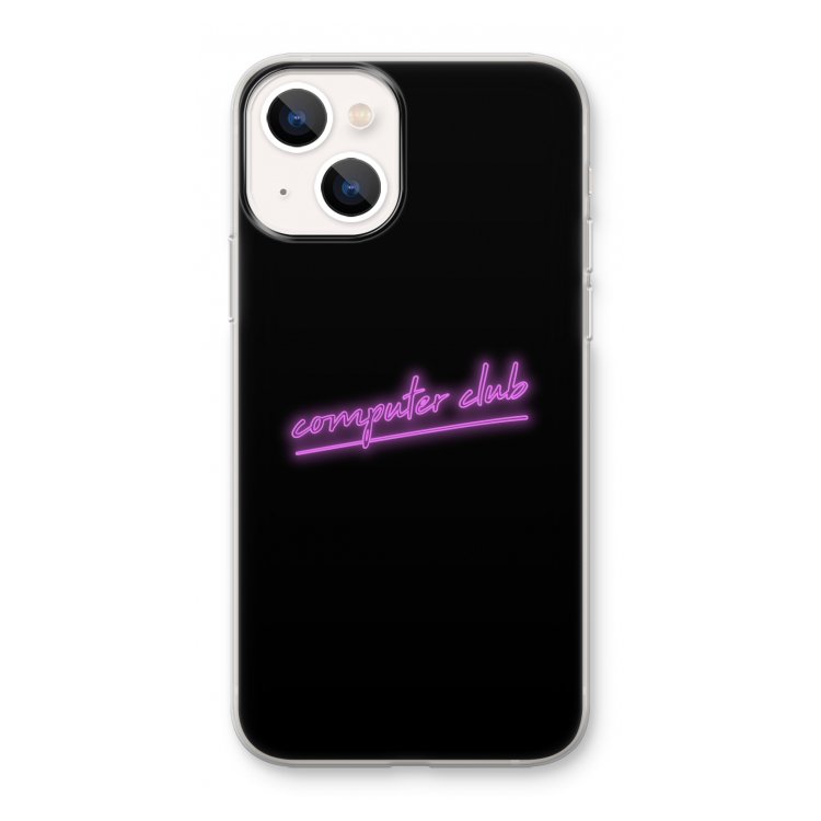 Vice Black: iPhone 13 mini Transparant Hoesje