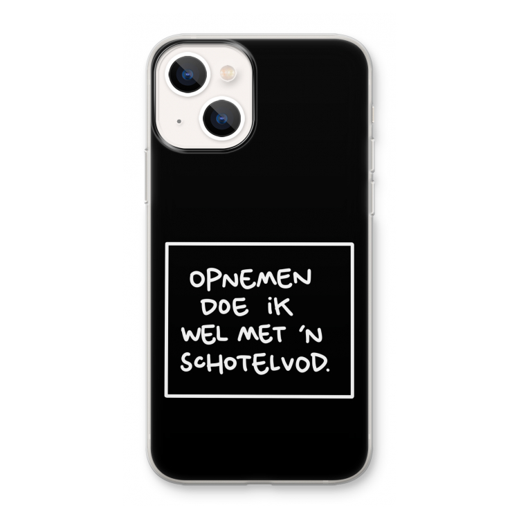 Schotelvod: iPhone 13 mini Transparant Hoesje