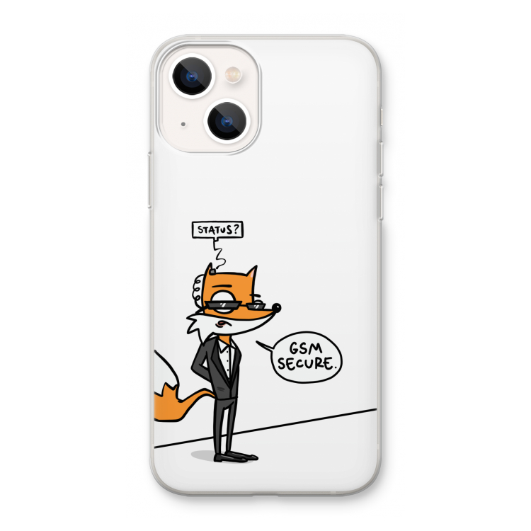 GSM secure: iPhone 13 mini Transparant Hoesje