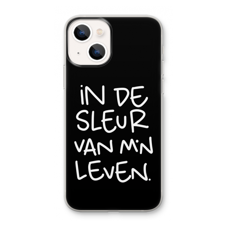 De Sleur: iPhone 13 mini Transparant Hoesje