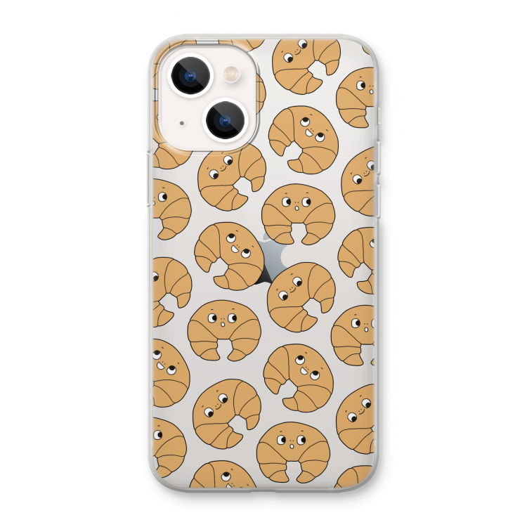 Croissant: iPhone 13 mini Transparant Hoesje