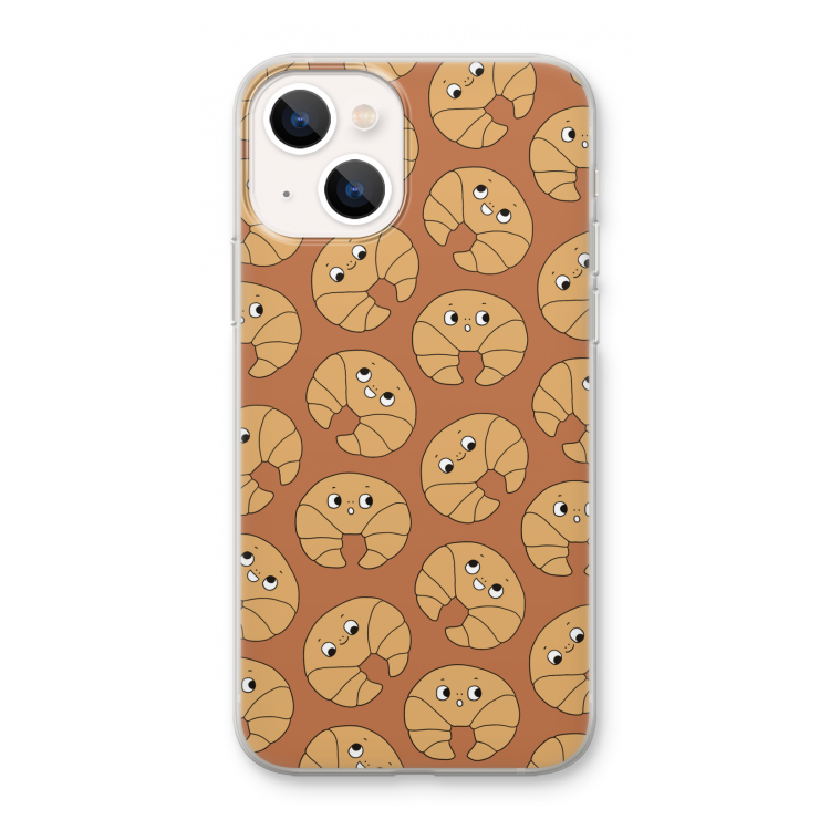 Croissant: iPhone 13 mini Transparant Hoesje