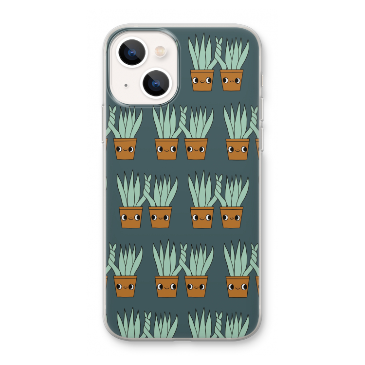Sansevieria: iPhone 13 mini Transparant Hoesje