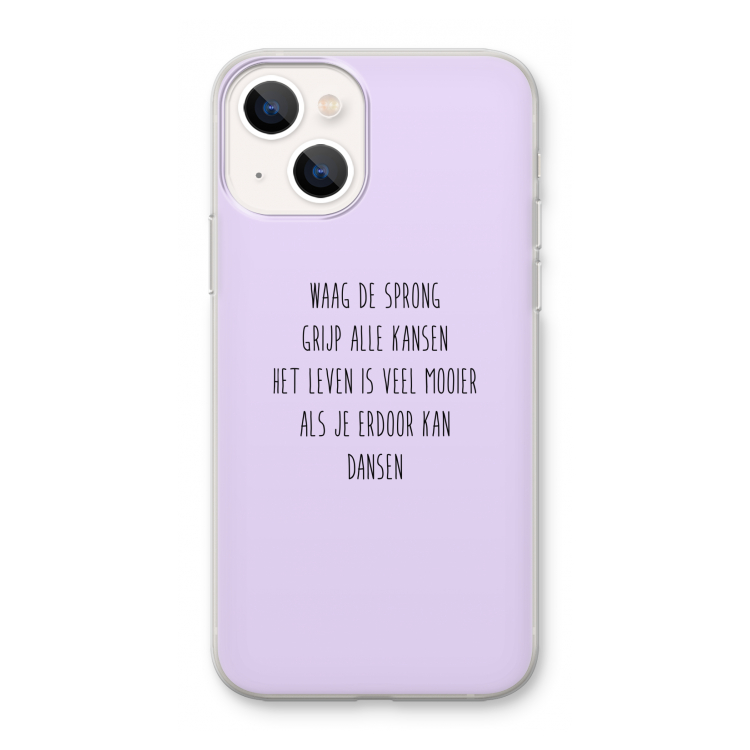 Sprong: iPhone 13 mini Transparant Hoesje
