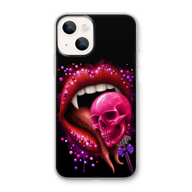 Dodelijk zoet: iPhone 13 mini Transparant Hoesje