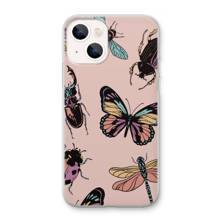 Tiny Bugs: iPhone 13 mini Transparant Hoesje
