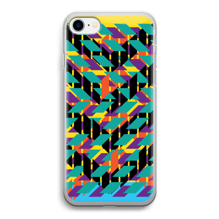 Skew Bee 1: iPhone SE 2020 Transparant Hoesje