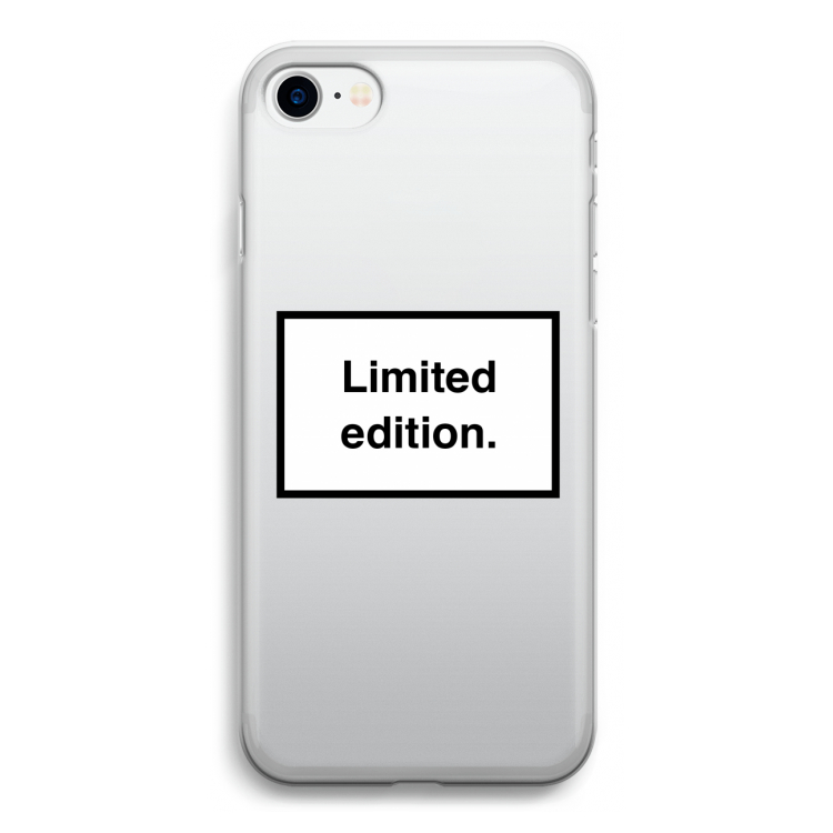 Limited edition: iPhone SE 2020 Transparant Hoesje