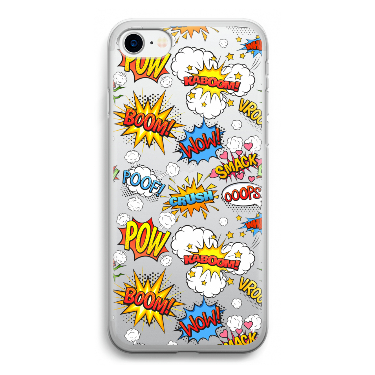 Pow Smack: iPhone SE 2020 Transparant Hoesje