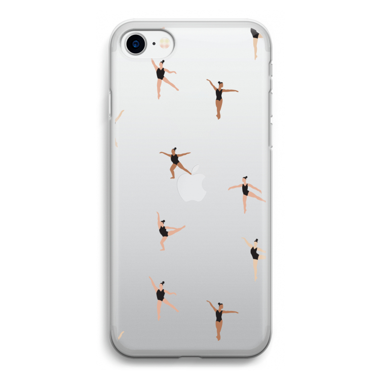 Dancing #1: iPhone SE 2020 Transparant Hoesje