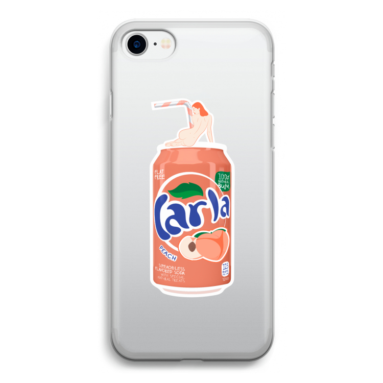 S(peach)less: iPhone SE 2020 Transparant Hoesje