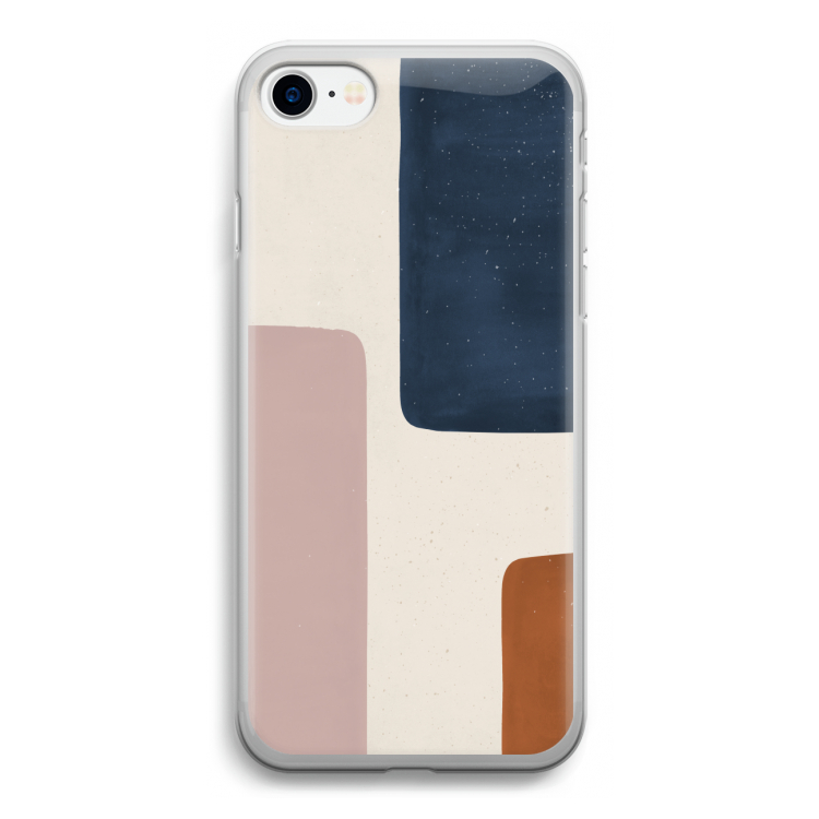 Geo #5: iPhone SE 2020 Transparant Hoesje