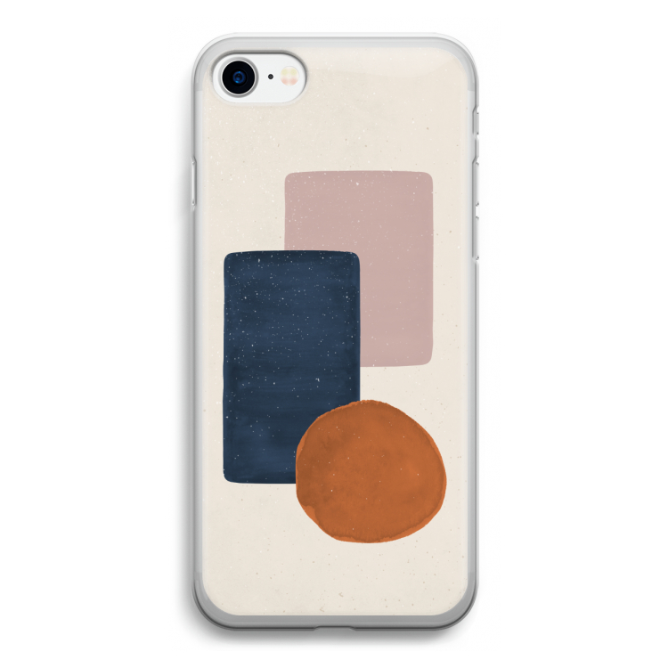 Geo #3: iPhone SE 2020 Transparant Hoesje