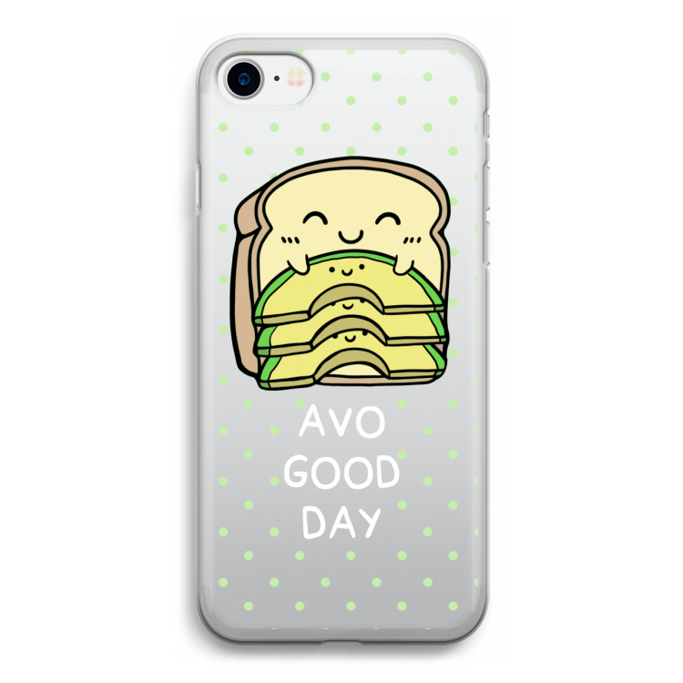 Avo Good Day: iPhone SE 2020 Transparant Hoesje