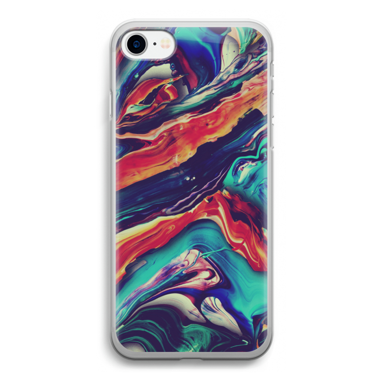 Chameleon Sun: iPhone SE 2020 Transparant Hoesje