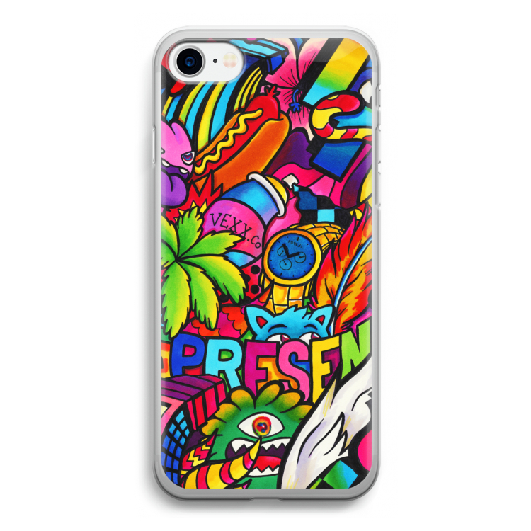 Represent: iPhone SE 2020 Transparant Hoesje